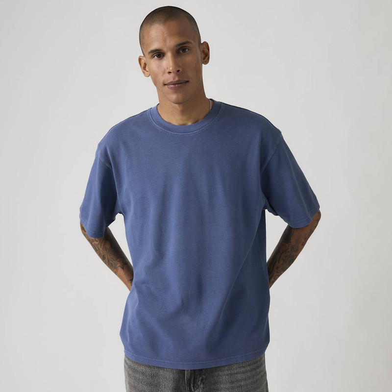 BOXY SHORT-SLEEVE GARMENT DYE T-SHIRT 1