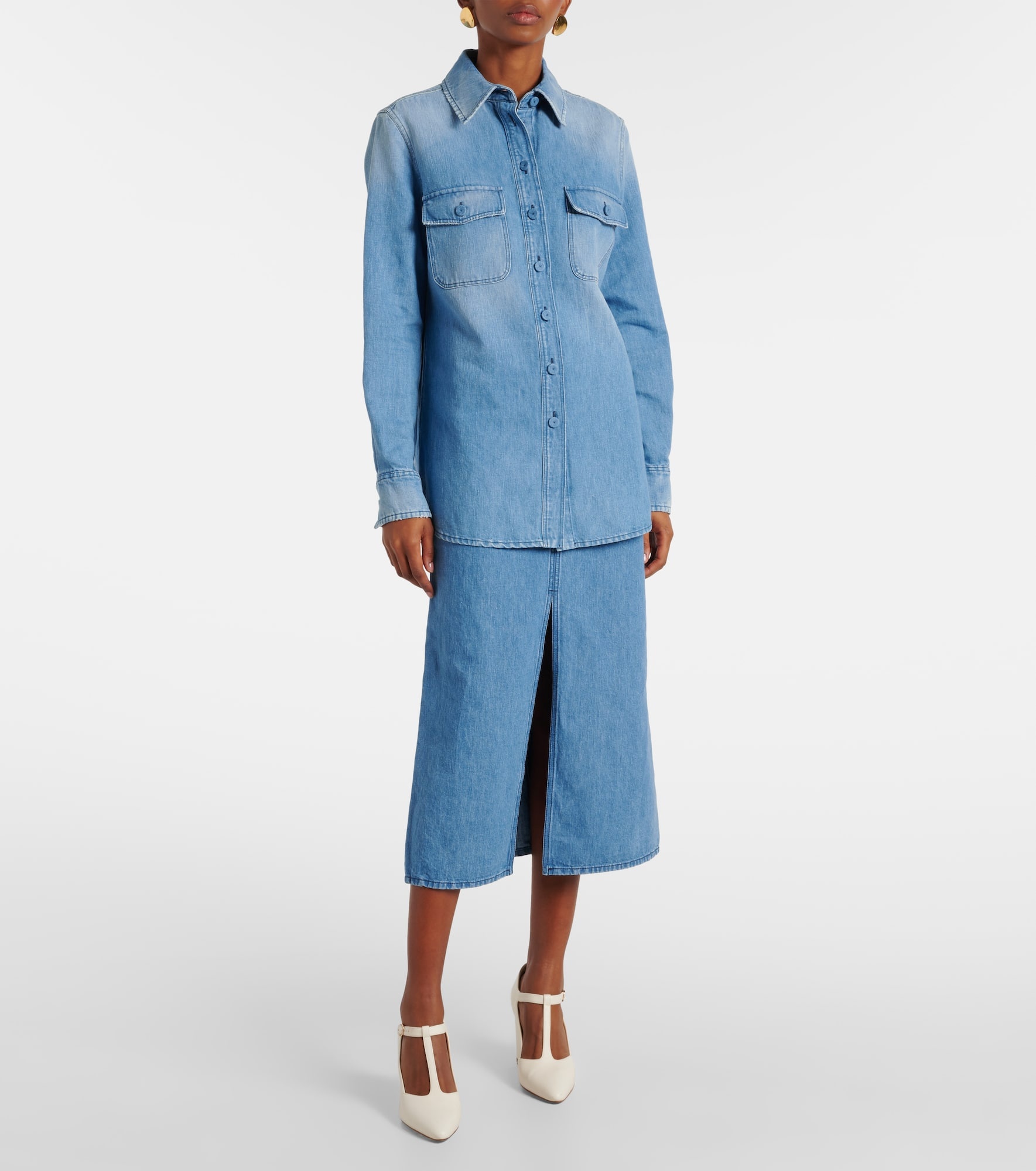 John Austin denim shirt - 2