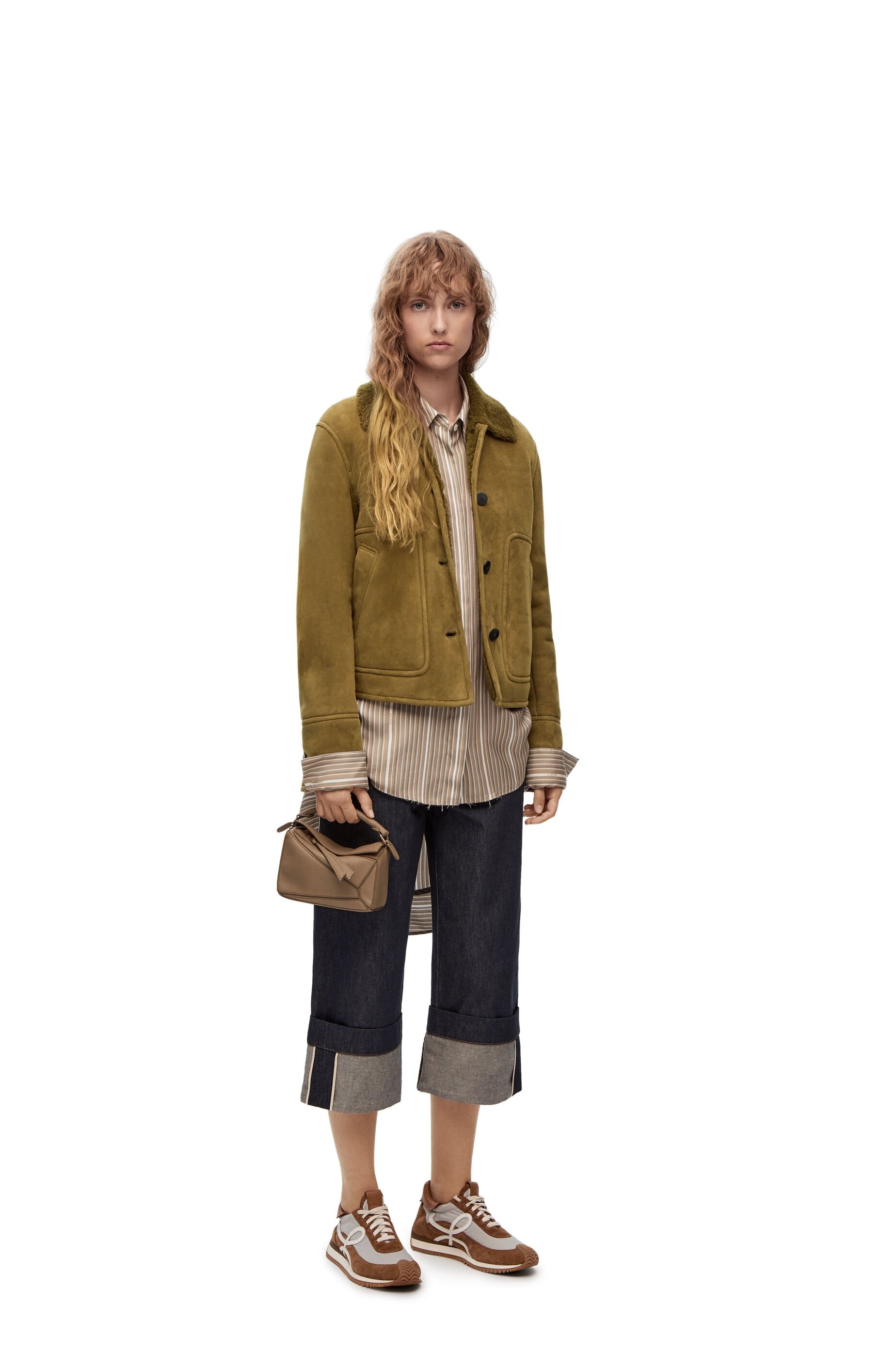 Short jacket in shearling - 2