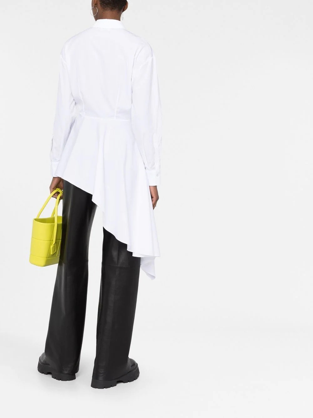 long-sleeve asymmetric shirt - 4