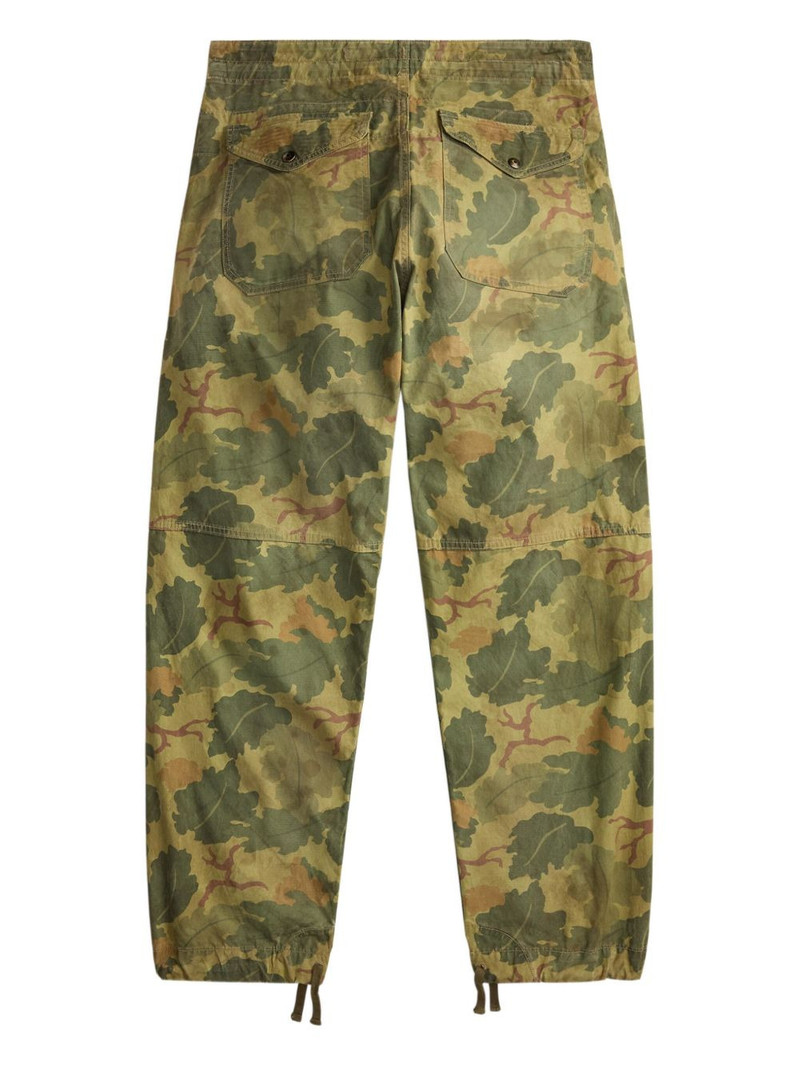 RRL by Ralph Lauren camouflage drawstring-fastening trousers outlook