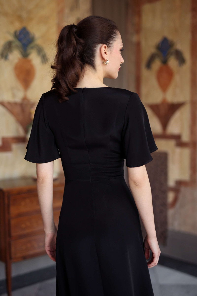 Coralie Evening Dress Open back 13