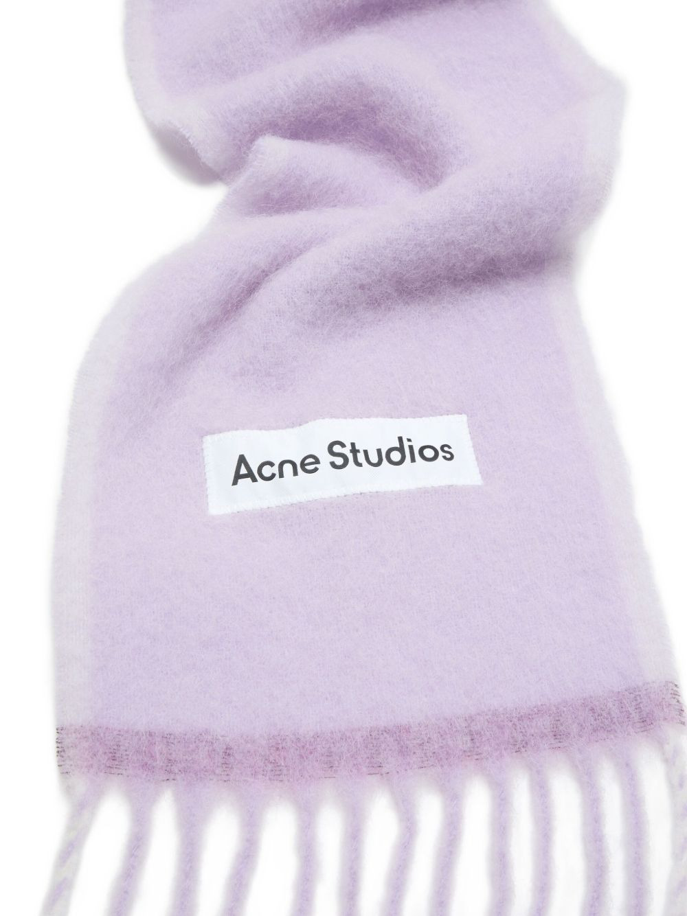 mohair-blend scarf - 2