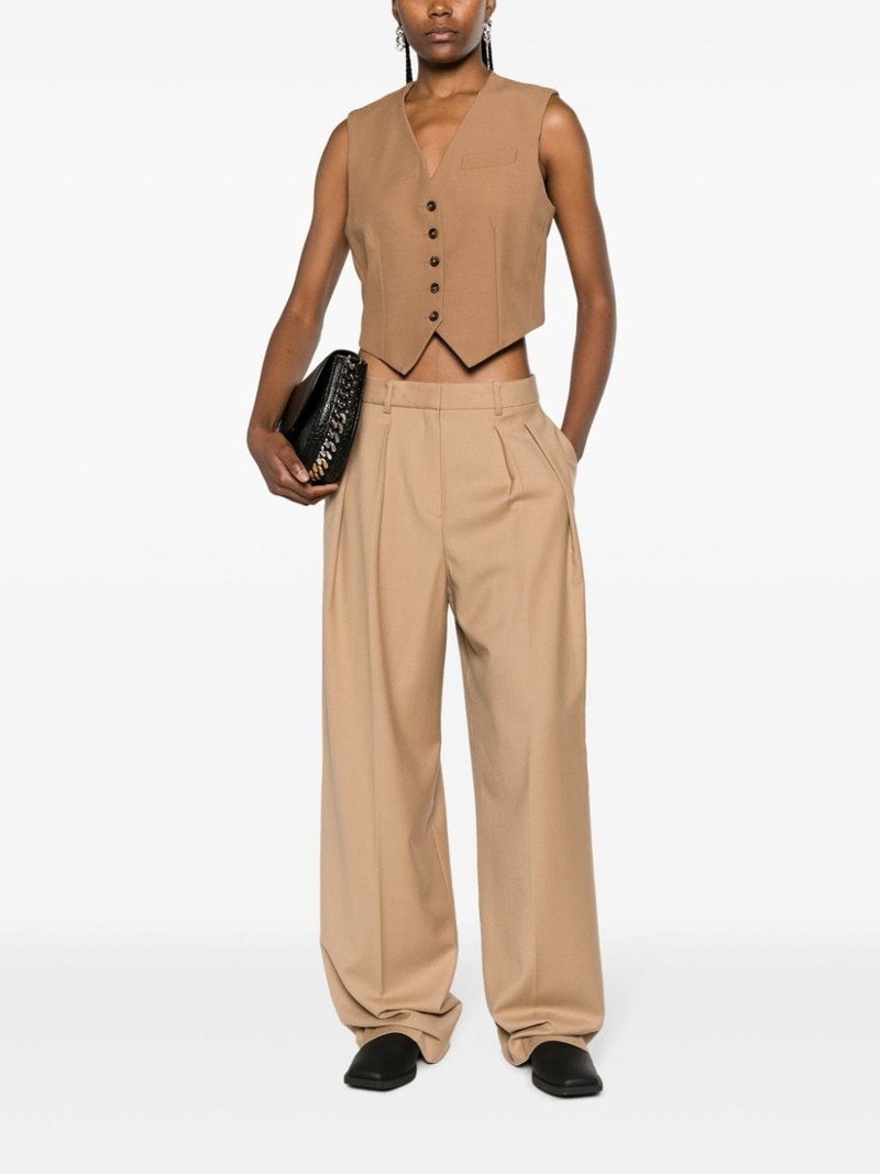 Stella McCartney woven virgin wool waistcoat outlook