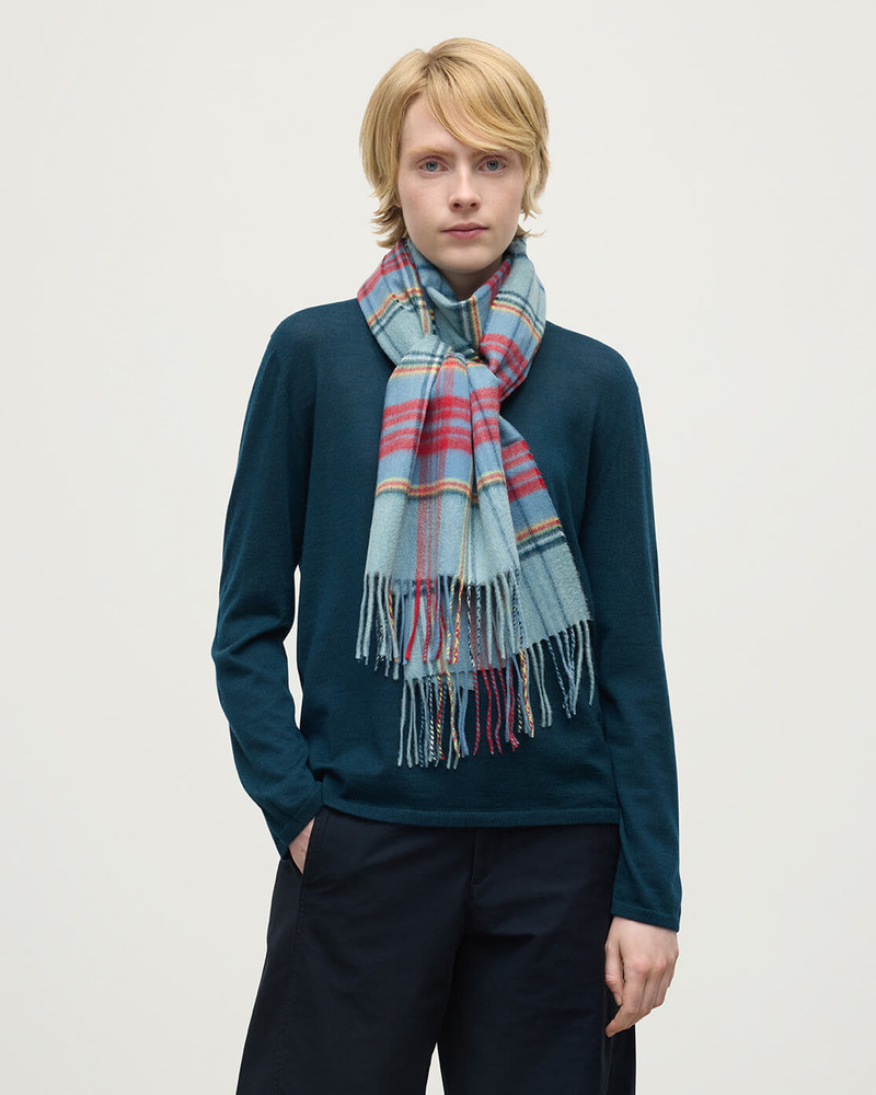 Johnstons of Elgin Anderson Tartan Wide Cashmere Scarf outlook