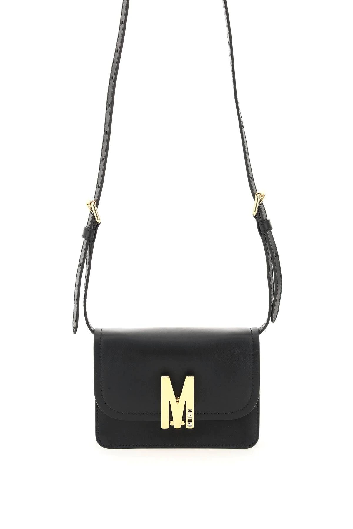 LEATHER 'M' BAG - 1