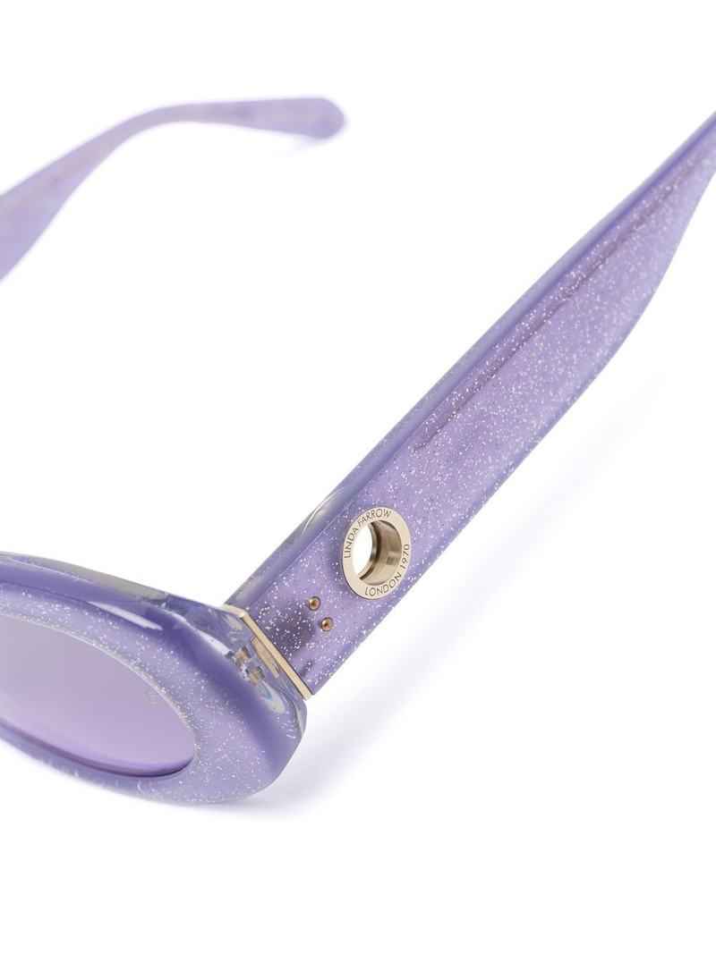 round-frame glitter sunglasses 3