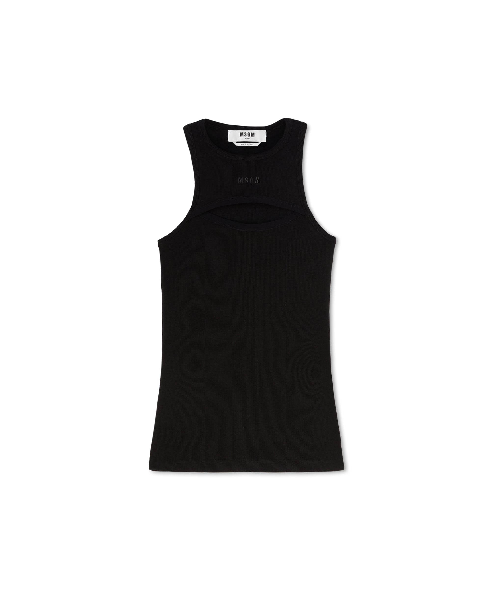 Cotton top MSGM Impact Embroidery - 1