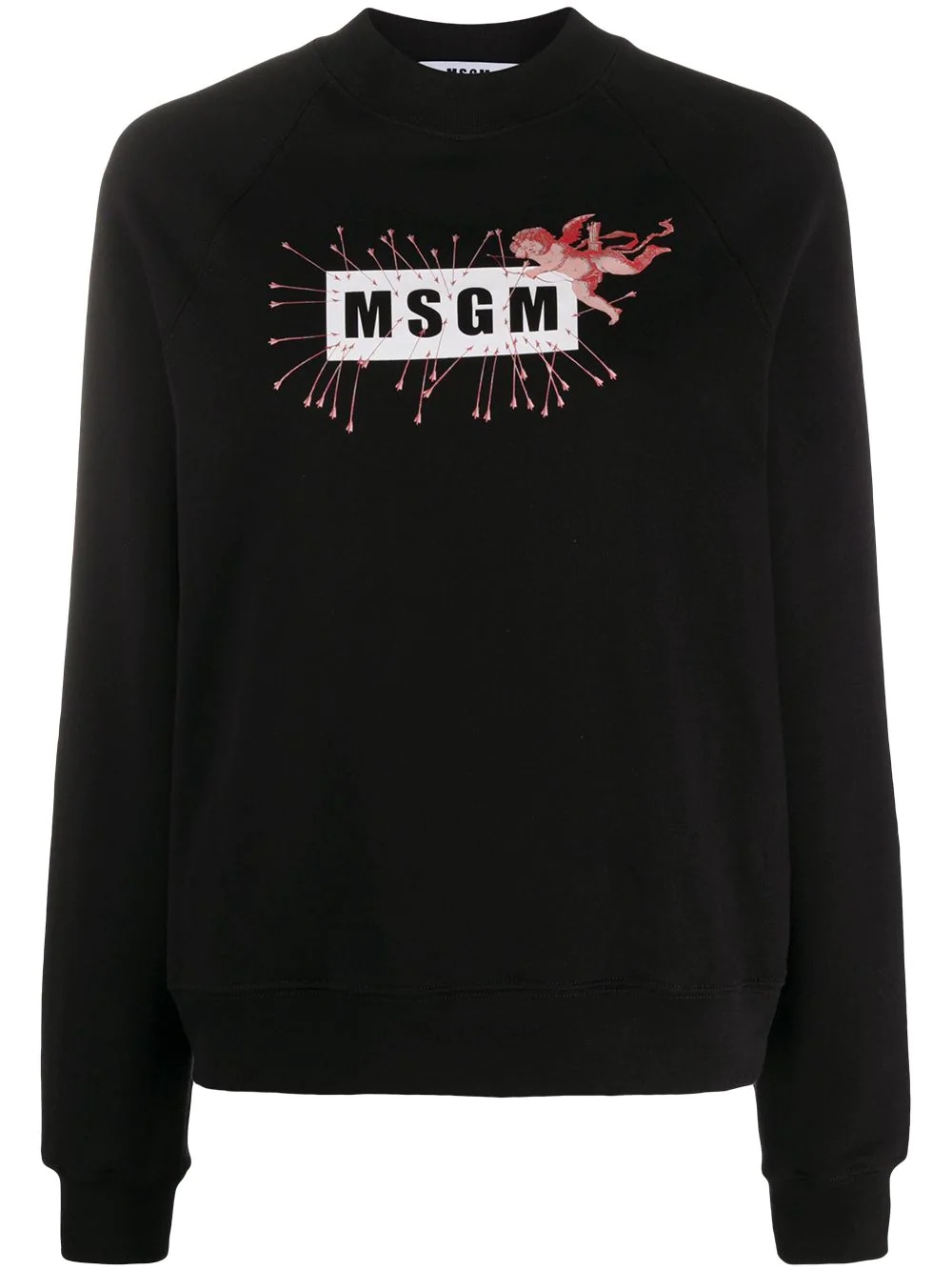 logo-print sweatshirt - 1