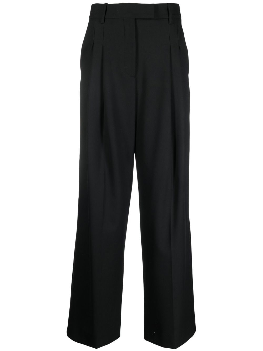 high-waist straight-leg trousers - 2