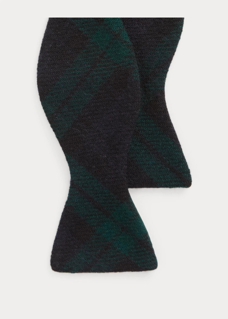 Black Watch Wool Bow Tie 1