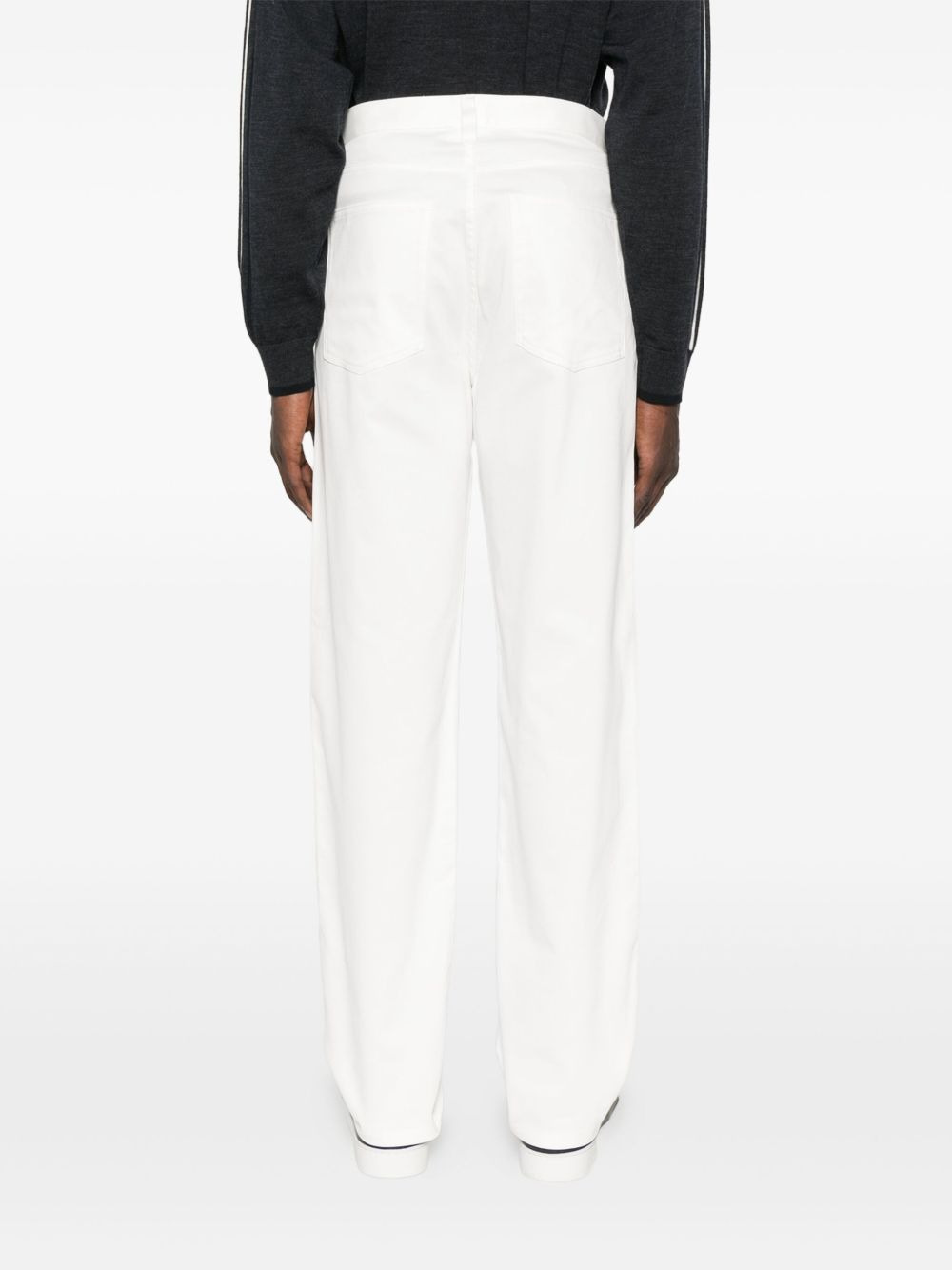 five-pocket cotton jeans - 4
