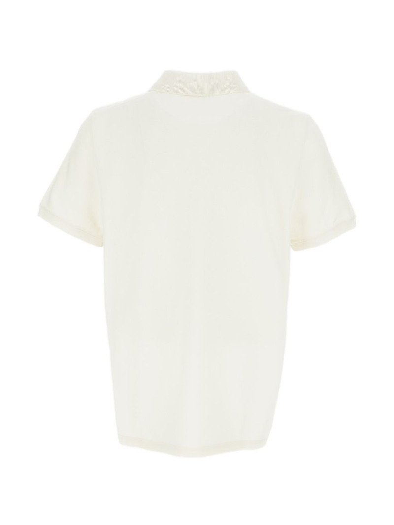 Maison Kitsuné fox-embroidered polo shirt outlook