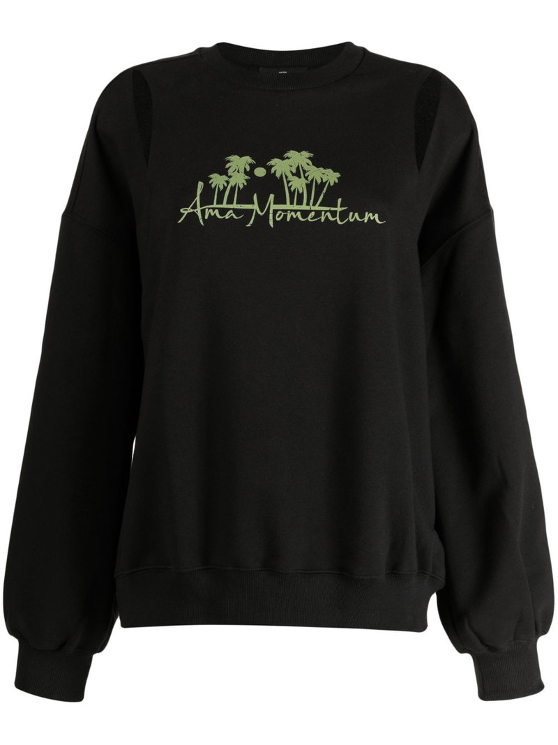 cut-out detail sweatshirt 1
