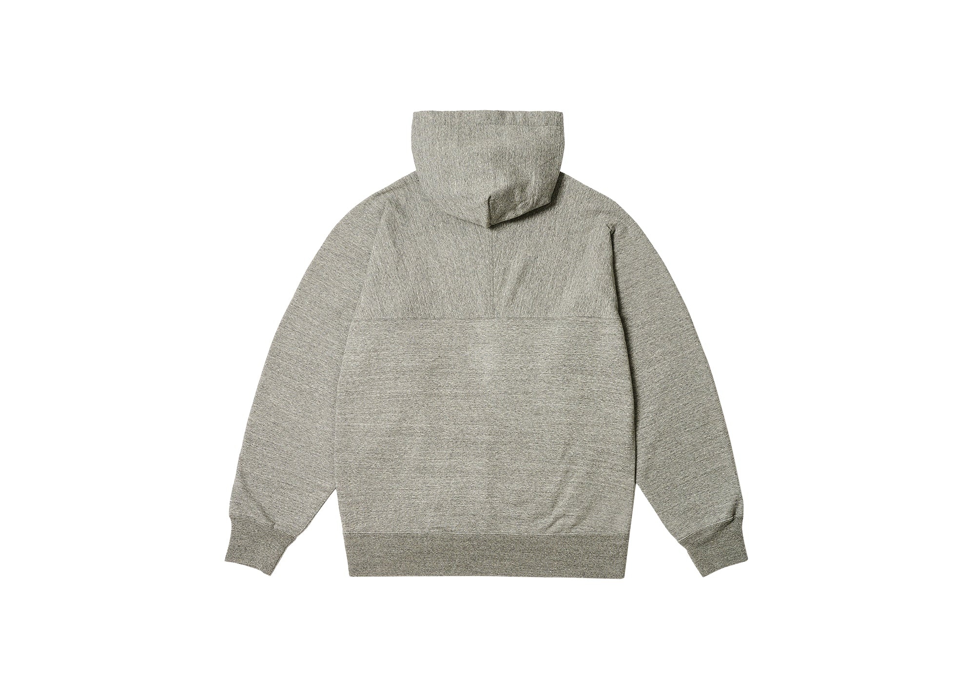 PALACE NANAMICA HOODED SWEAT HEATHER GREY - 2