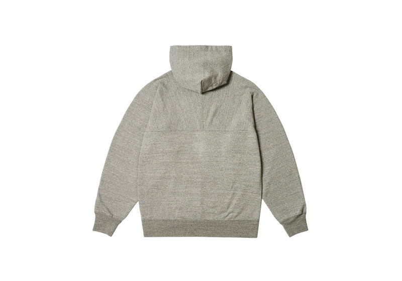 PALACE PALACE NANAMICA HOODED SWEAT HEATHER GREY outlook