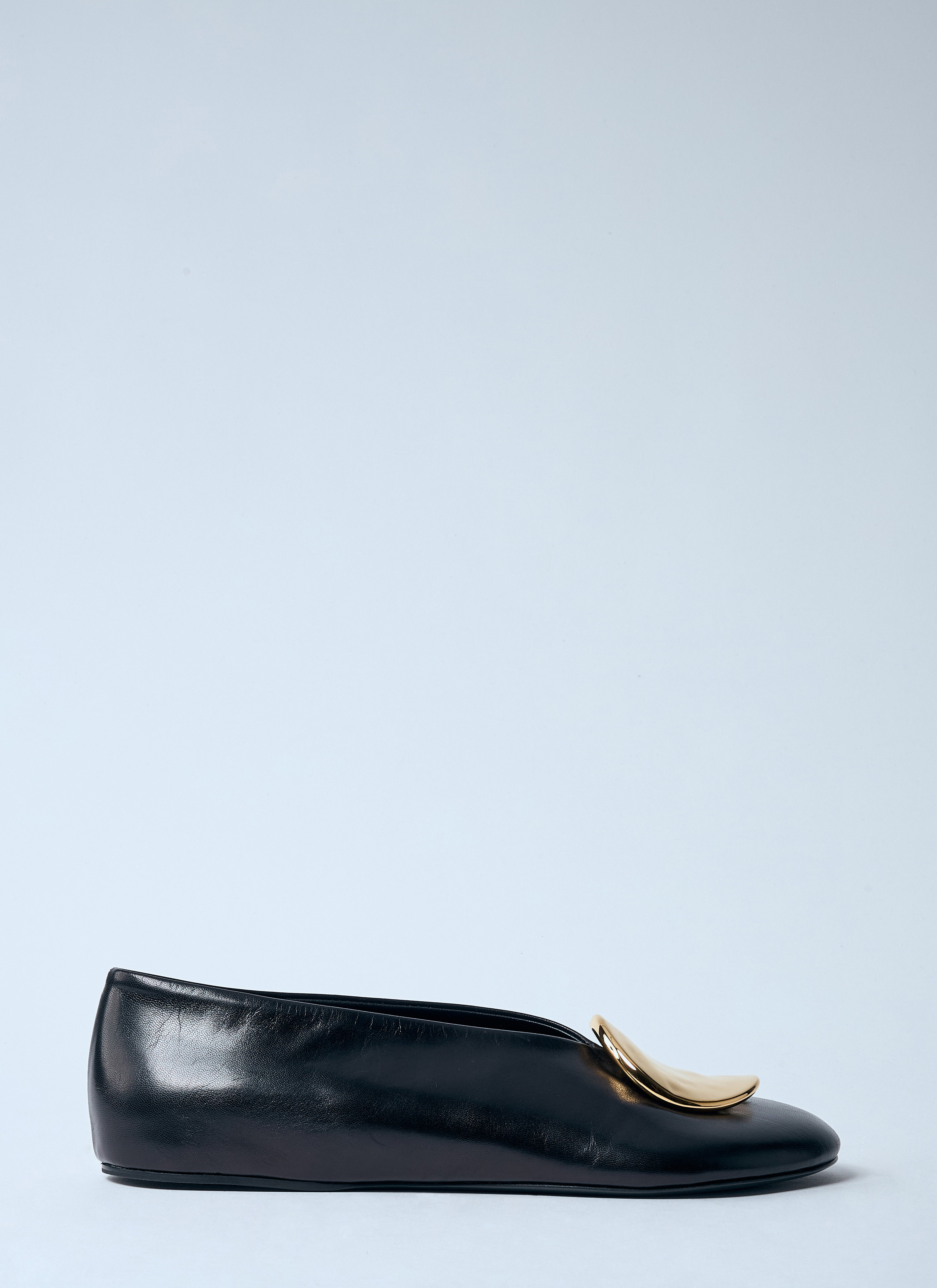 Jil Sander Women Leather Ballerina Pumps - 7