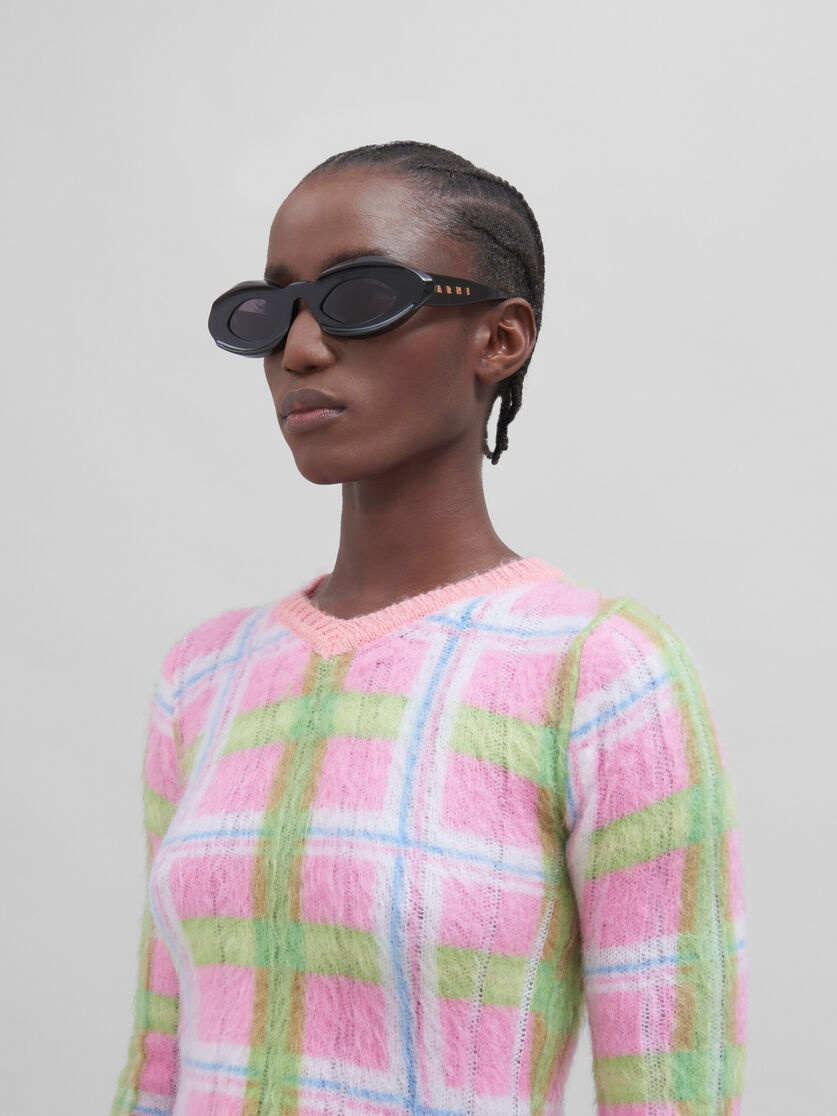 BLACK DARK DOODAD SUNGLASSES - 2