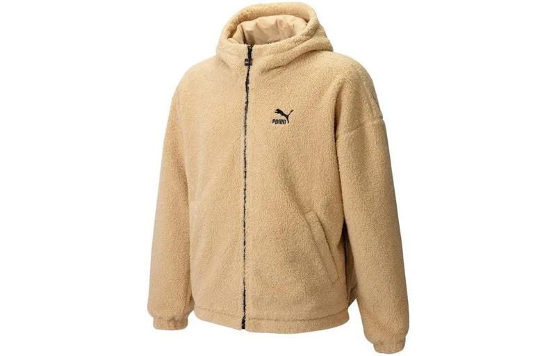 Puma EMB Sherpa Jacket 'Beige' 539568-20 - 1