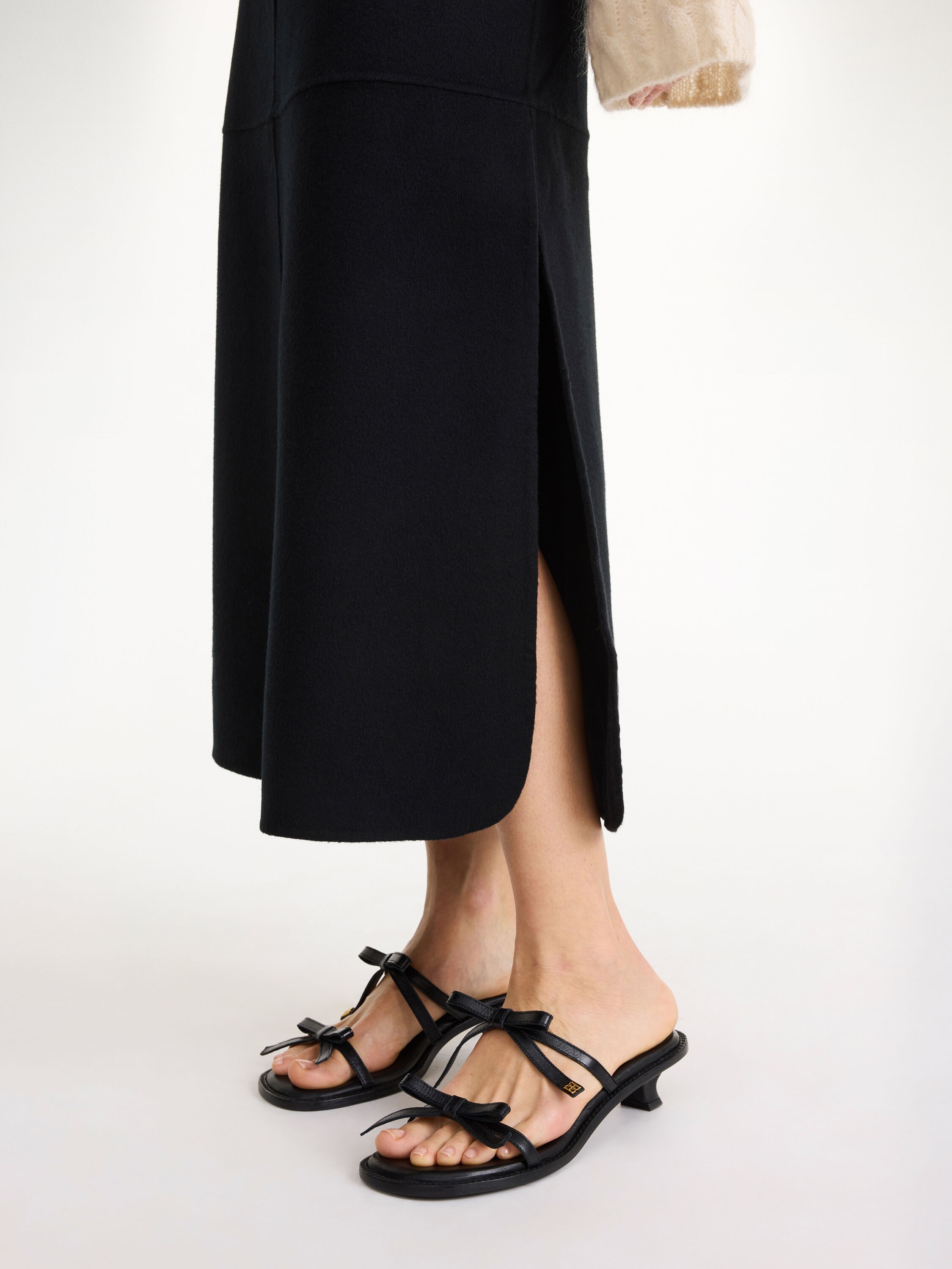 Angello wool midi skirt - 4
