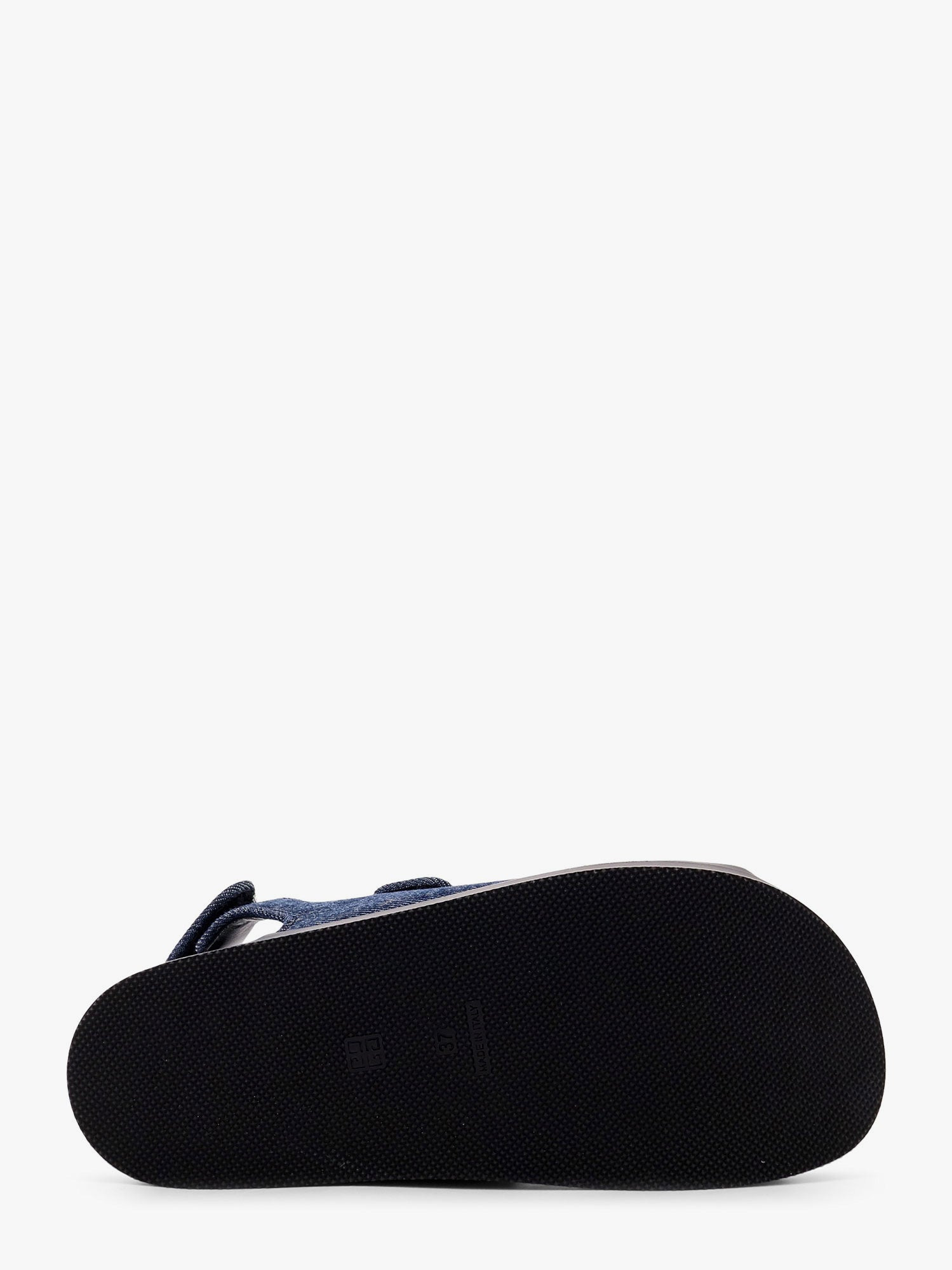 Strap Flat Denim Sandals - 4