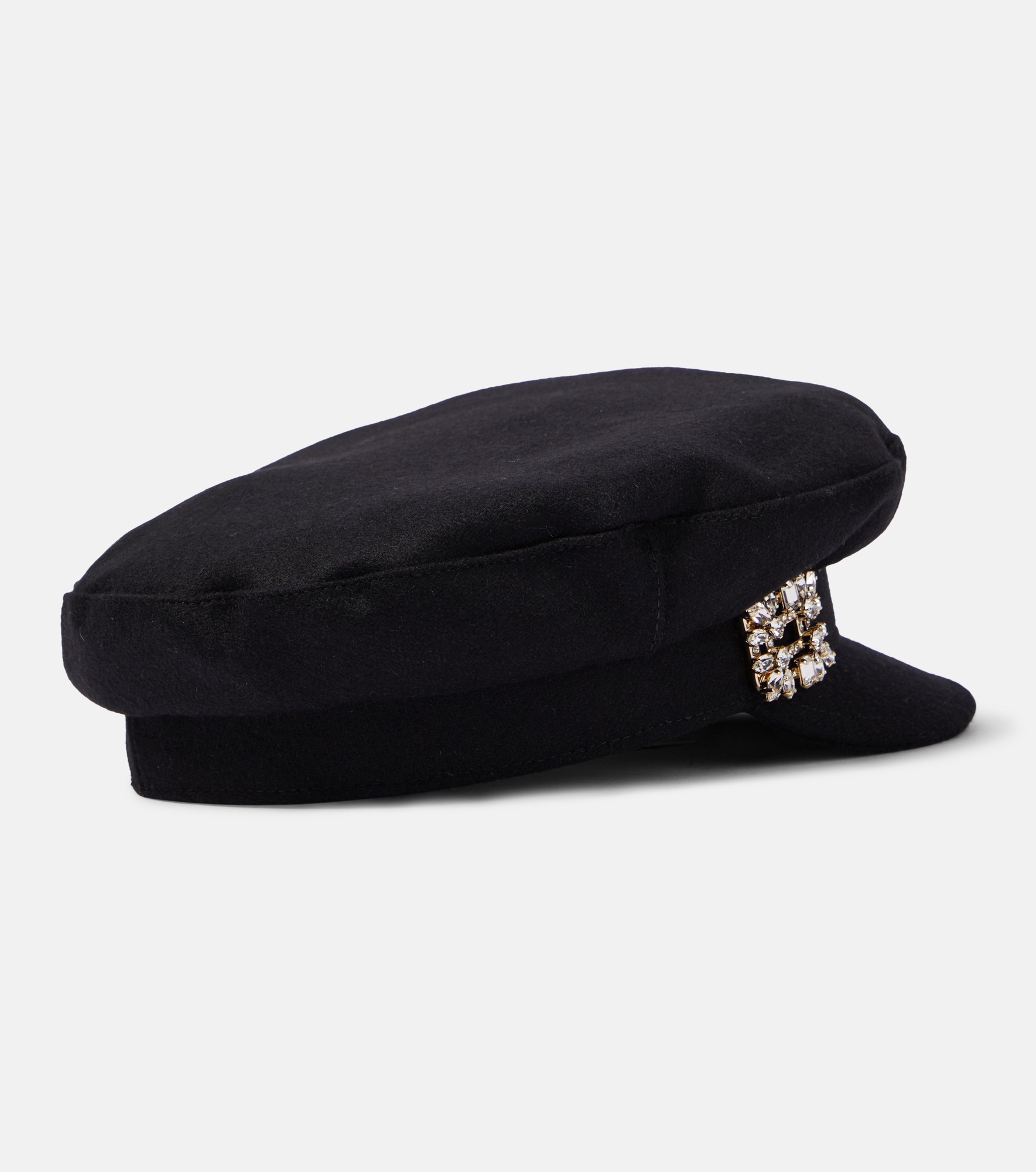 Embellished wool-blend hat - 4
