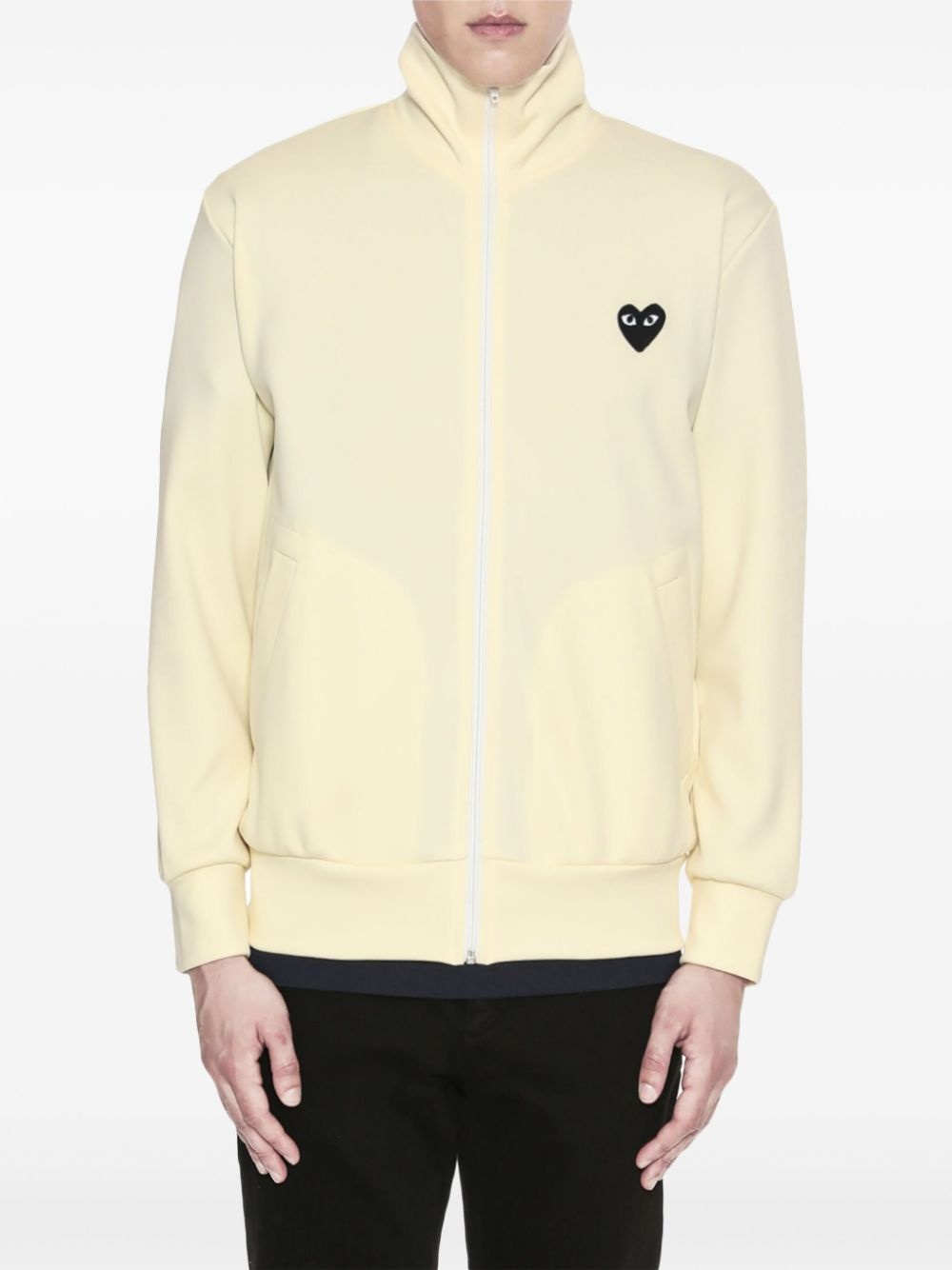 heart logo track jacket - 2
