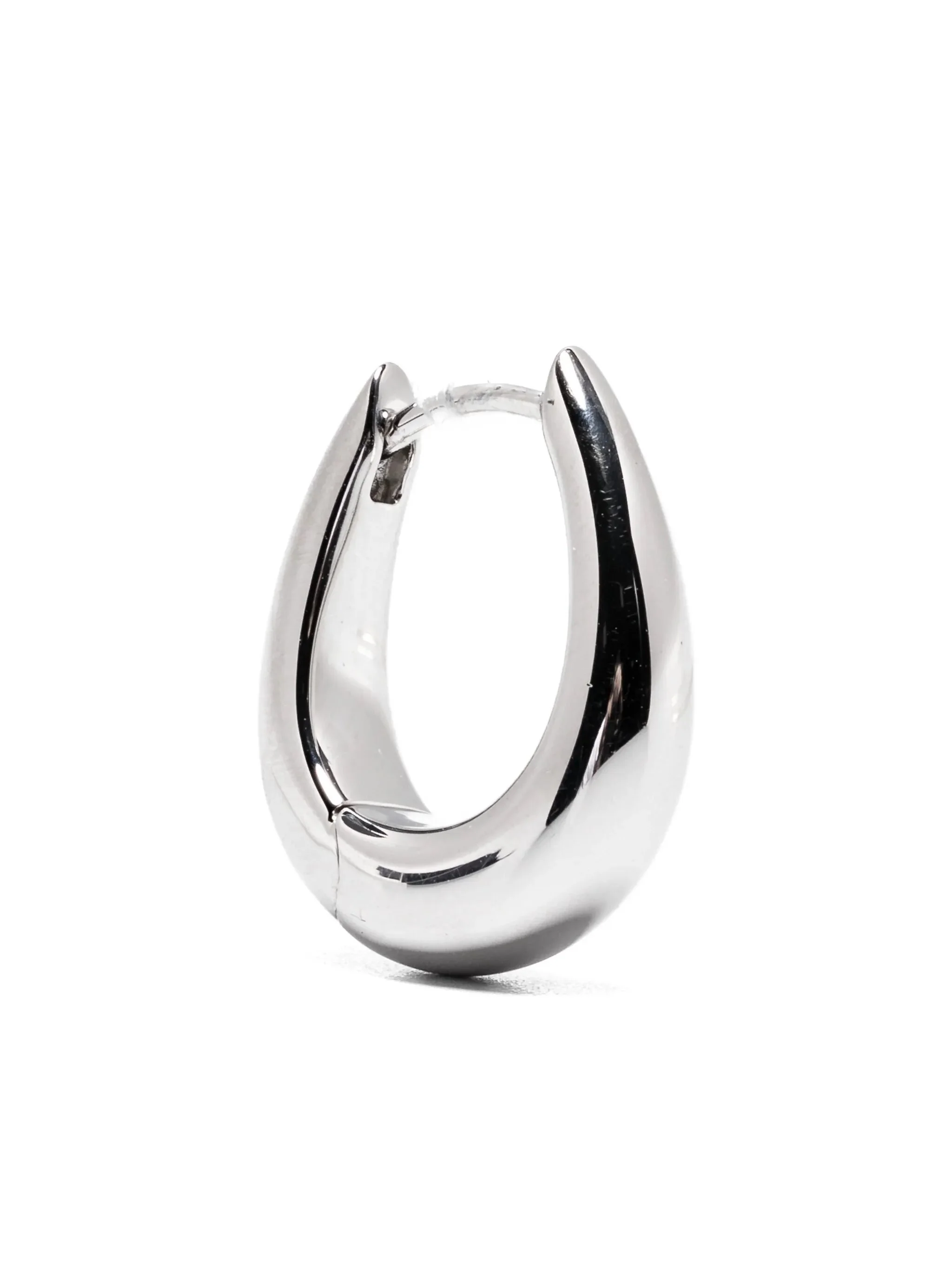 Tom Wood Sterling Silver Hoop Earrings - 1