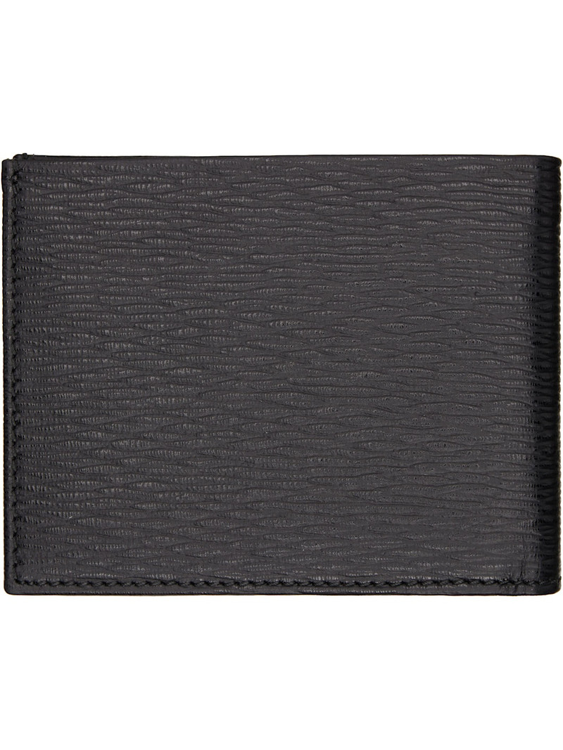 FERRAGAMO Black Gancini Wallet outlook