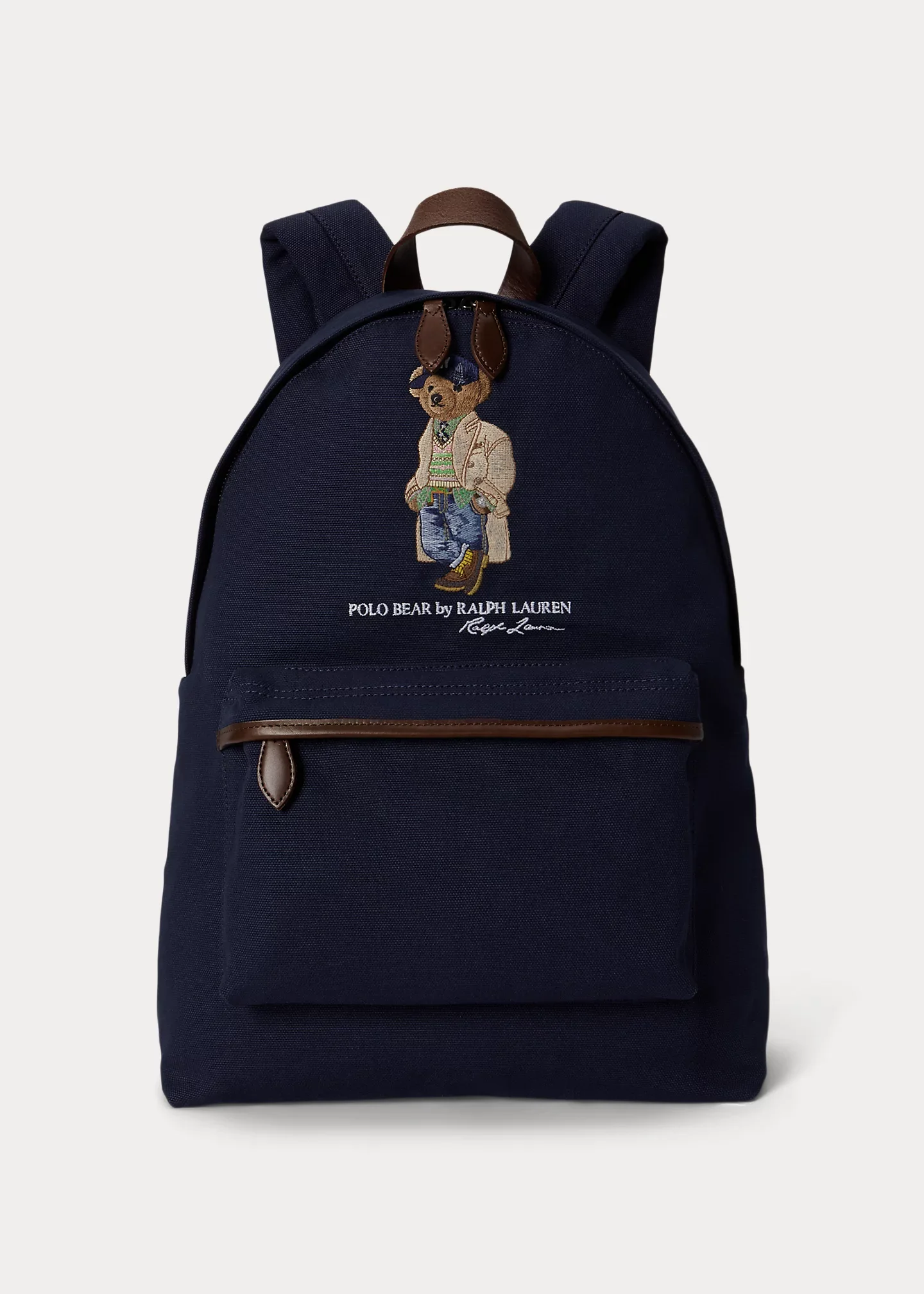 Polo Bear Canvas Backpack - 1