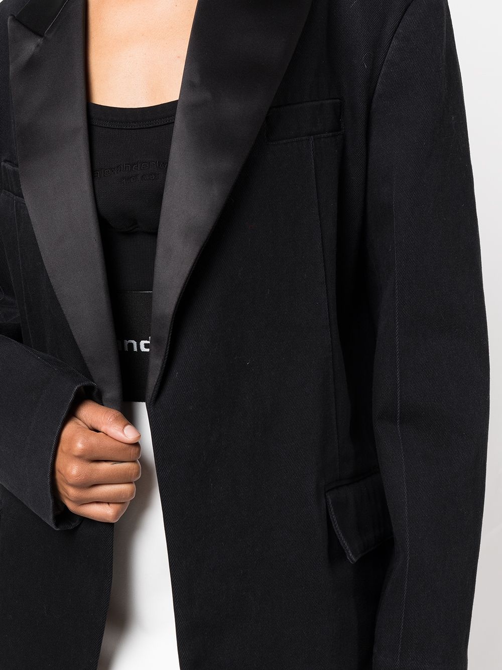 oversized tuxedo jacket - 5