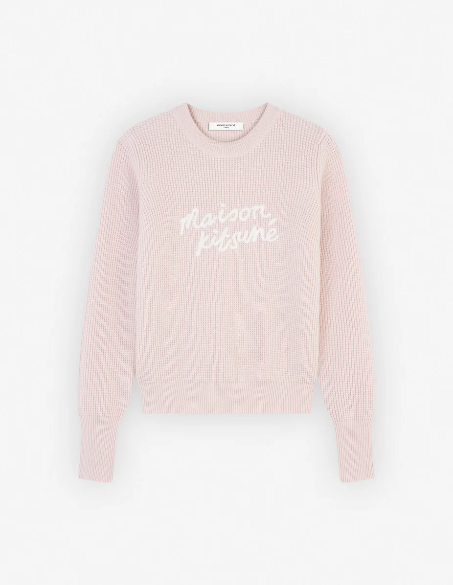 MAISON KITSUNE HANDWRITING COMFORT JUMPER - 1