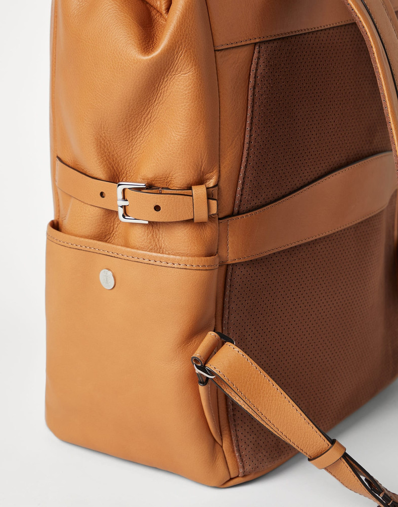 Cowhide street backpack 3