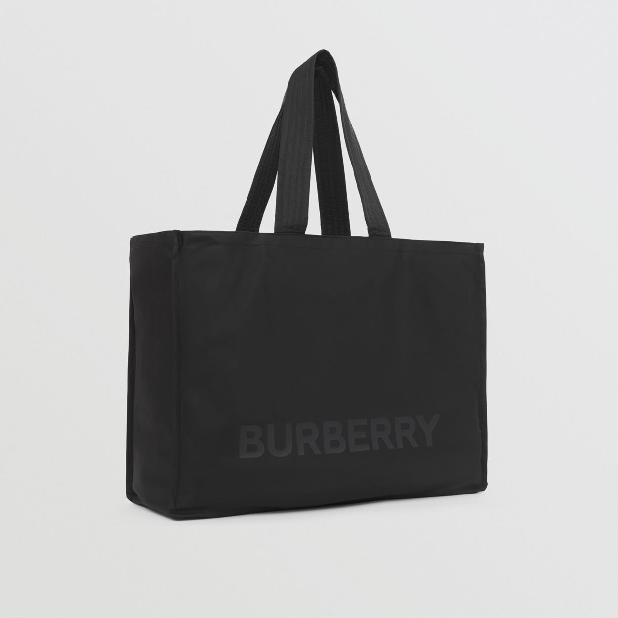 Logo Print Nylon Tote - 5