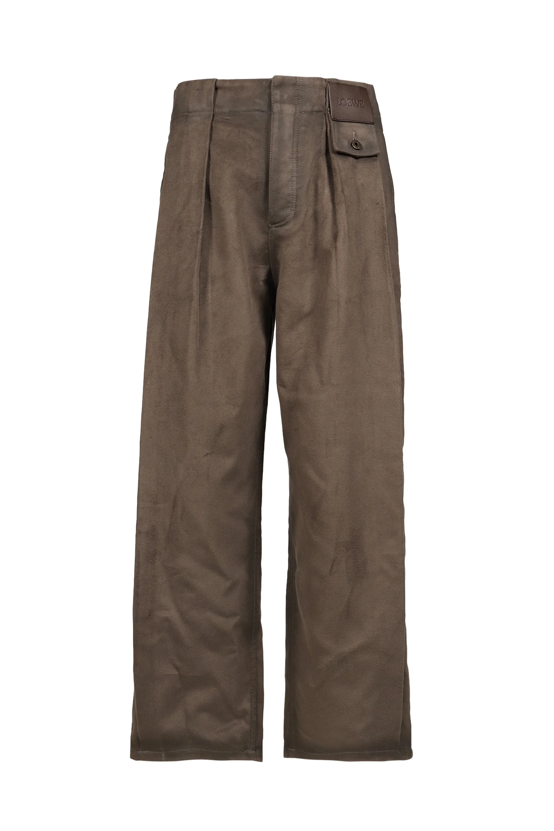TROUSERS / KHAKI BROWN - 1