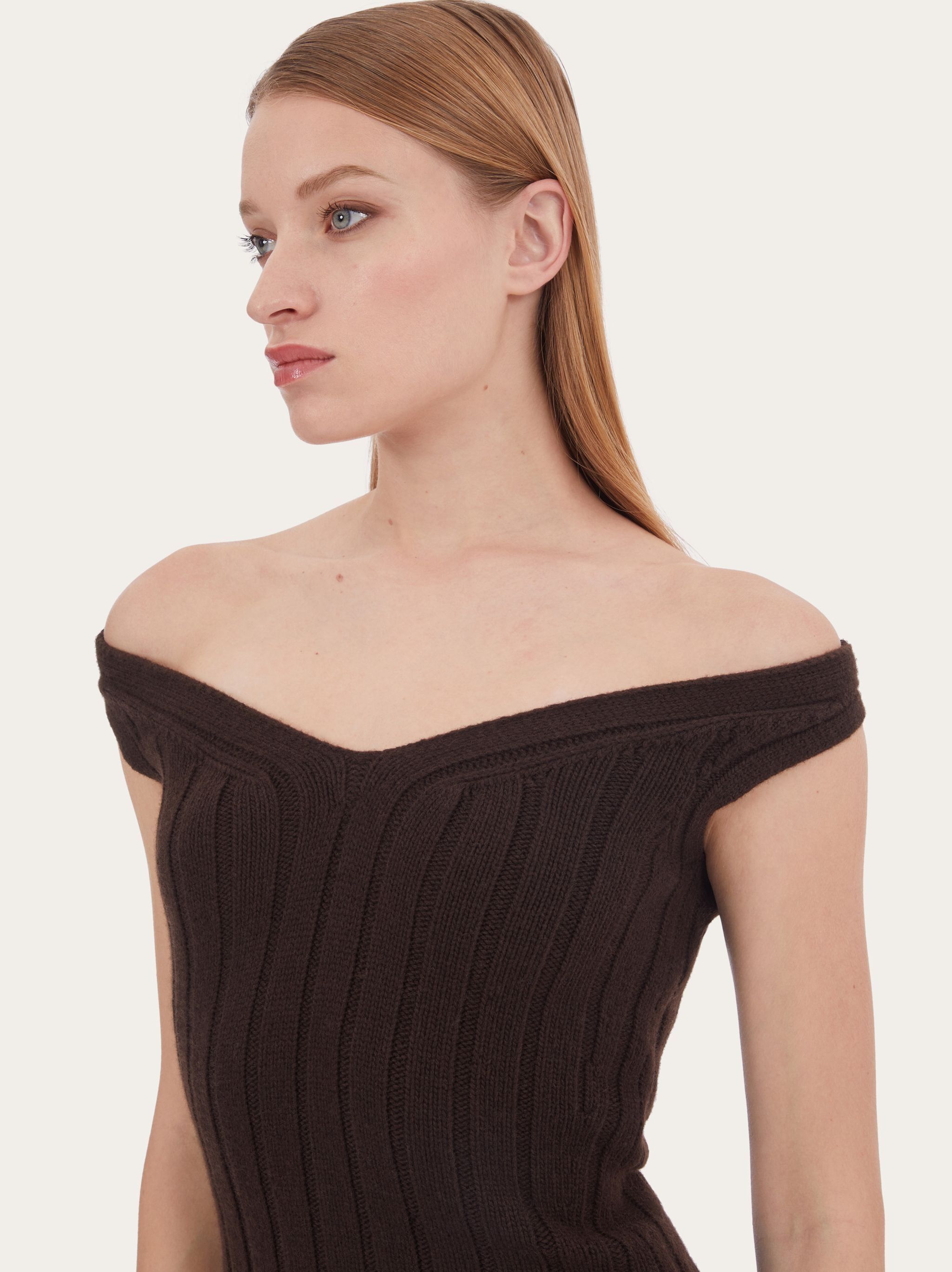 Knitted mini dress - 4