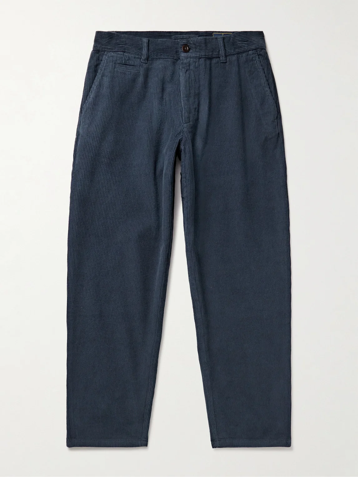 Straight-Leg Cotton-Corduroy Trousers - 1