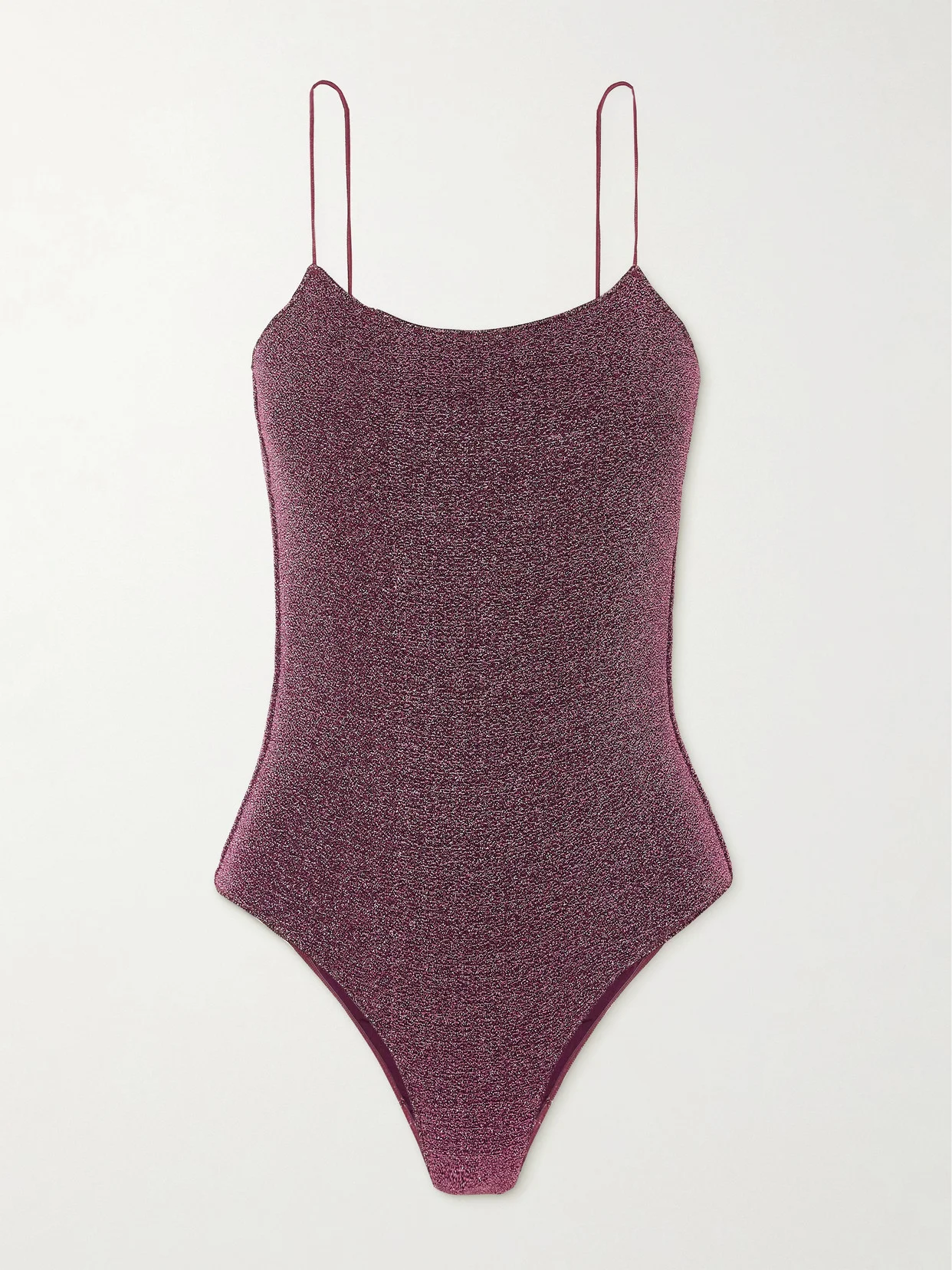 Lumière Stretch-lurex Swimsuit - 1