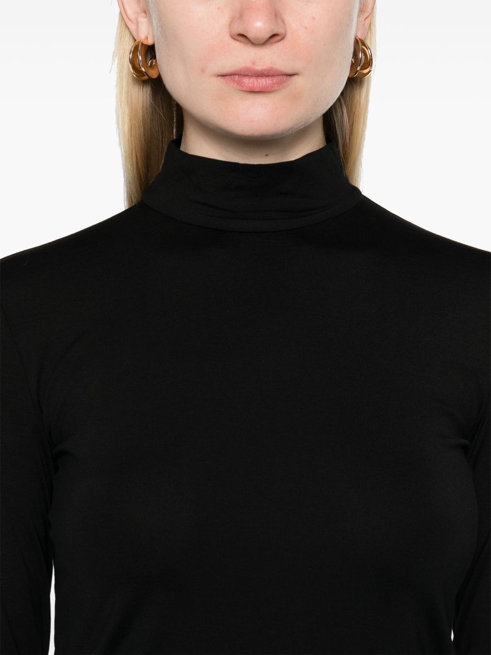 mock-neck top - 5