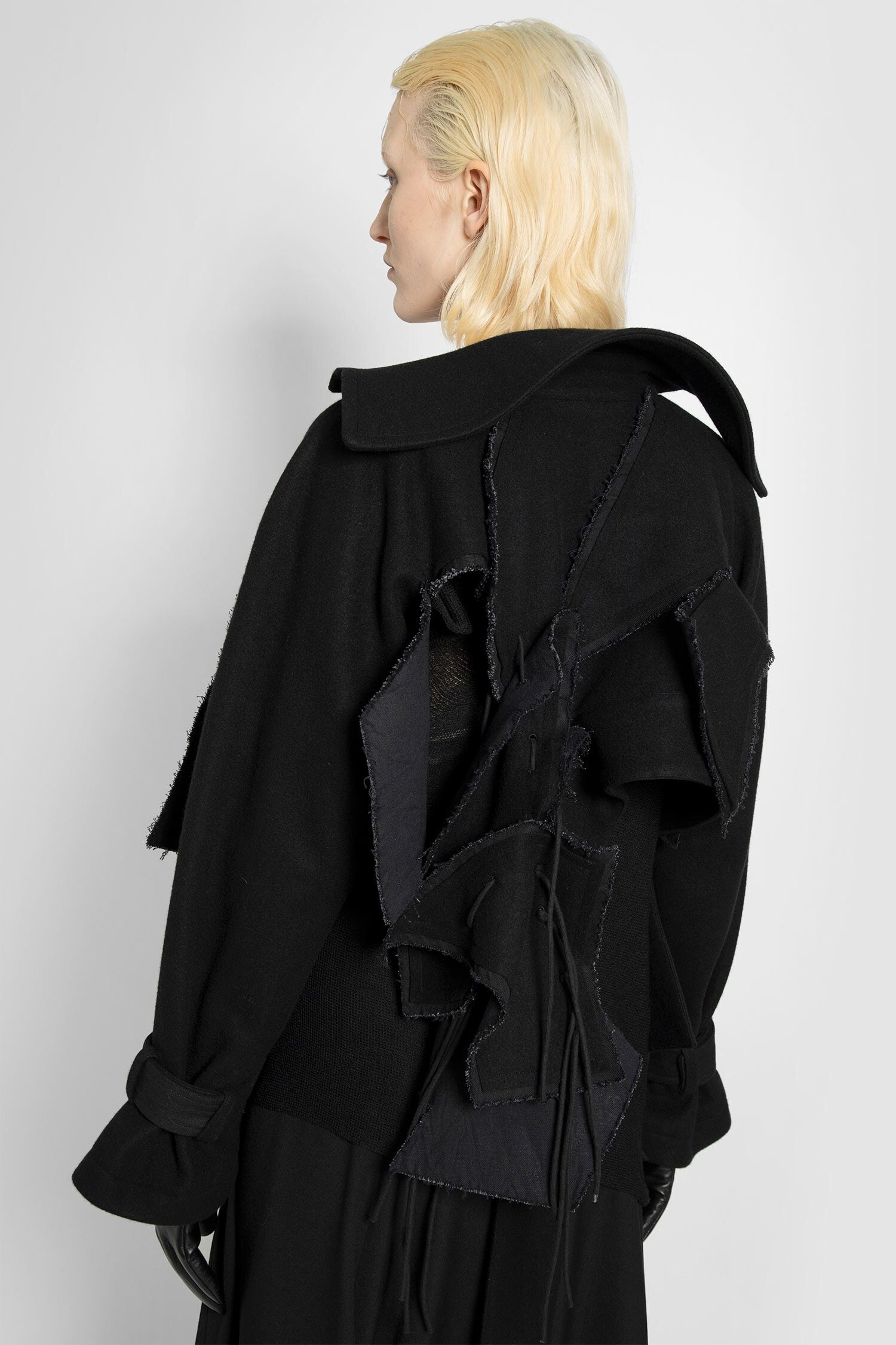 YOHJI YAMAMOTO WOMAN BLACK JACKETS - 4