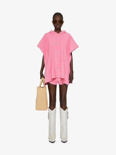 Givenchy PONCHO IN 4G COTTON TOWELLING JACQUARD outlook