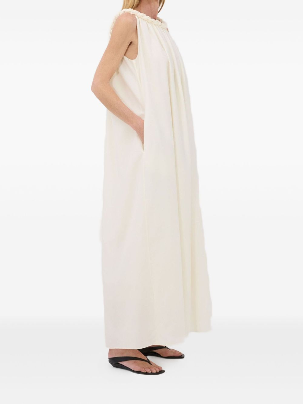Kika twisted-detail gathered maxi dress - 3