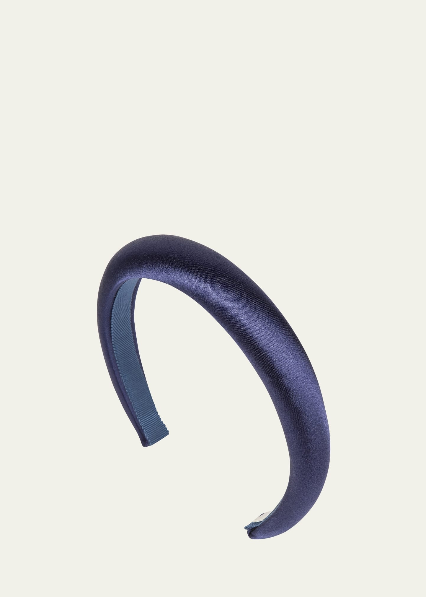 Tori Hammered Silk Satin Headband - 1