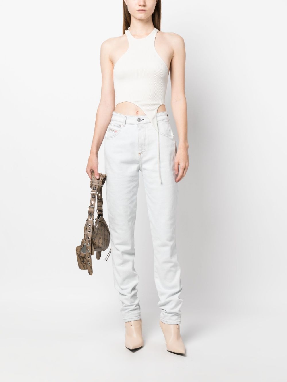 mid-rise straight-leg jeans - 2