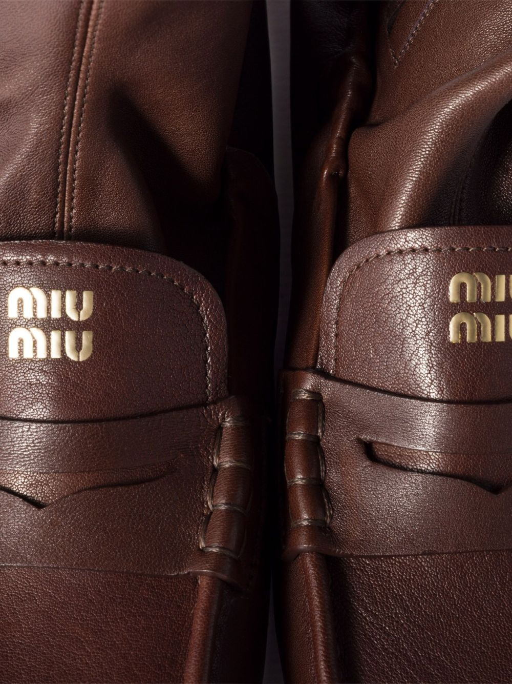 leather loafer boots - 4