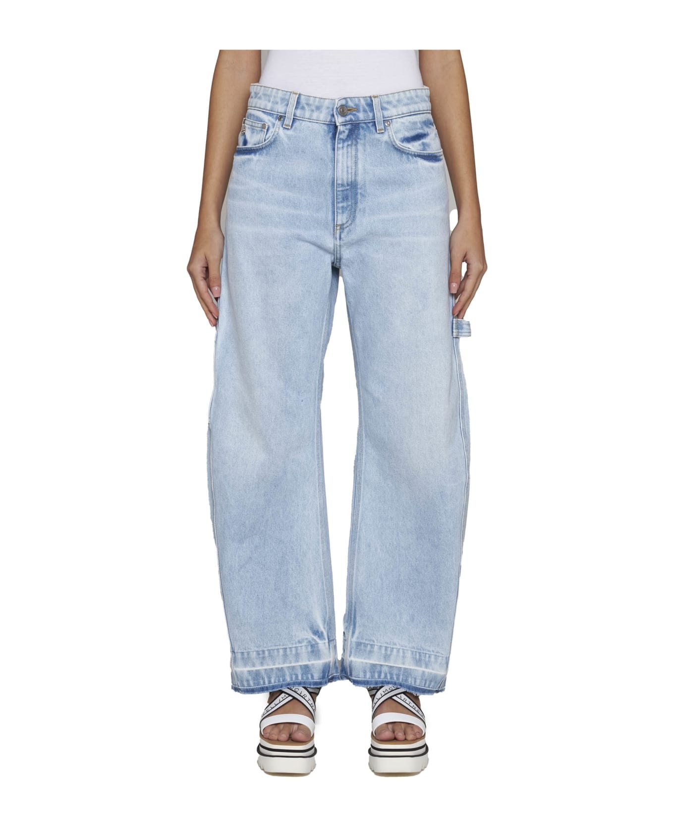 Banana Leg Utility Jeans - 3