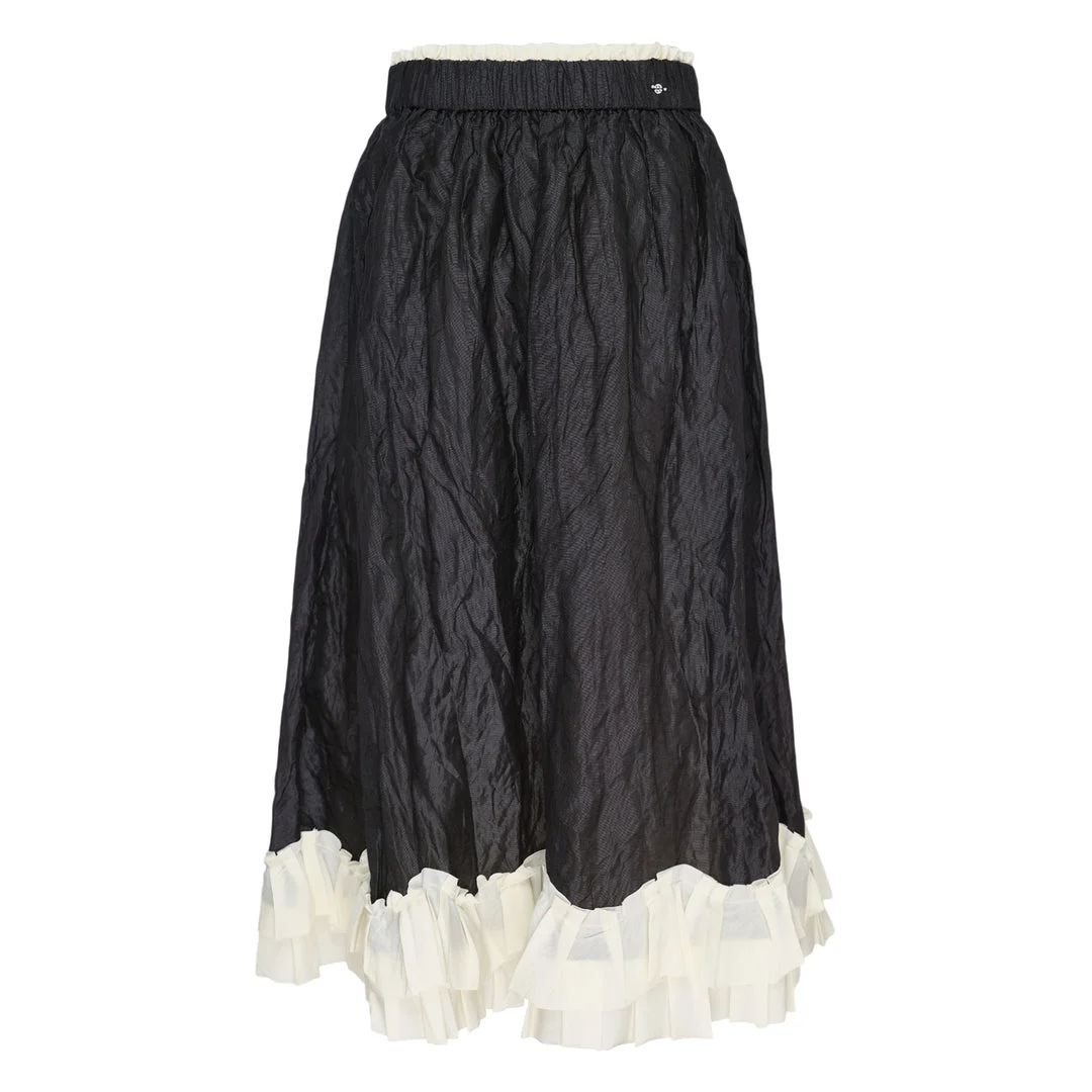 A-Line Skirt With Stretch Waist - 1