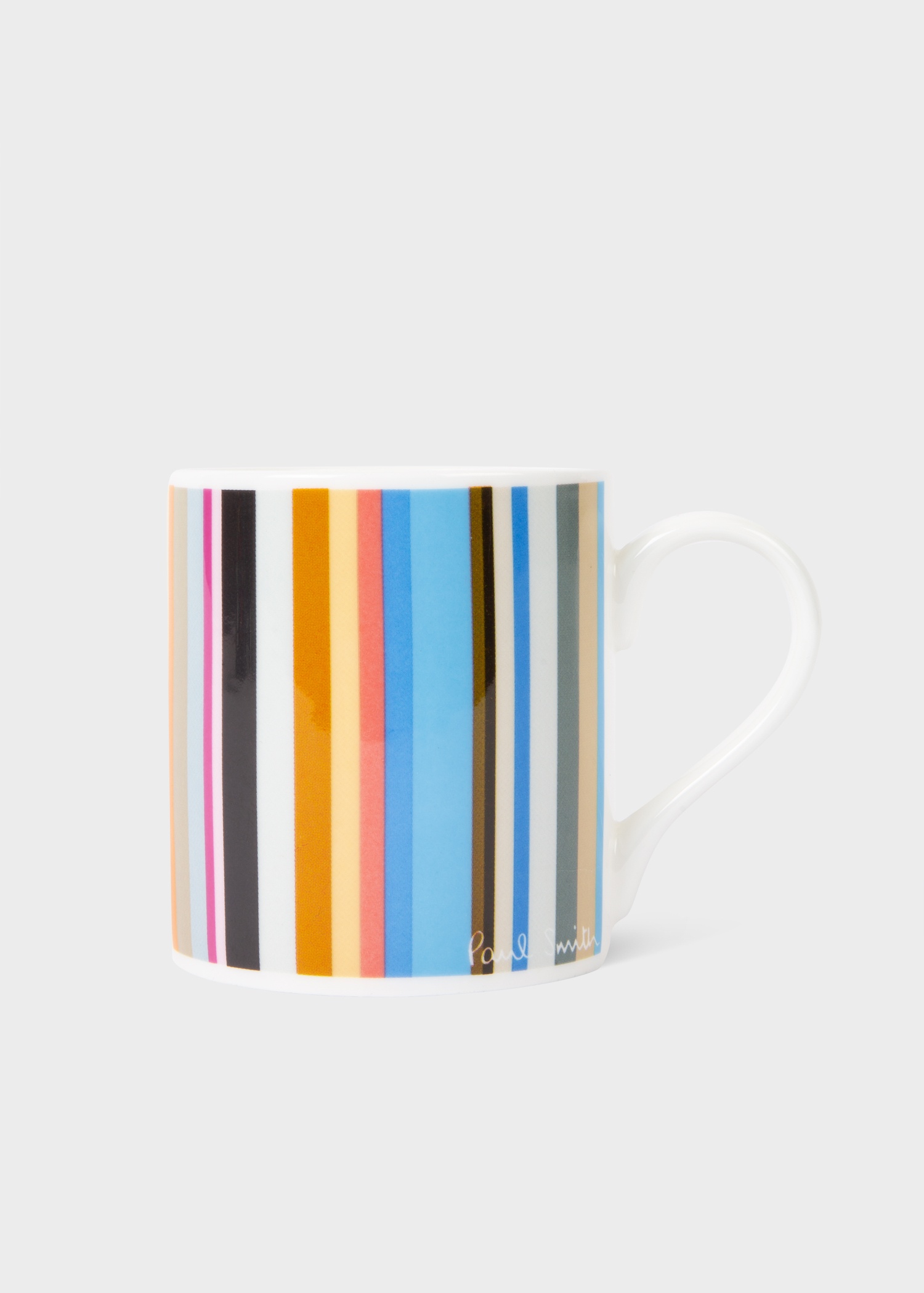 Multi-Stripe Bone China Mug - 1