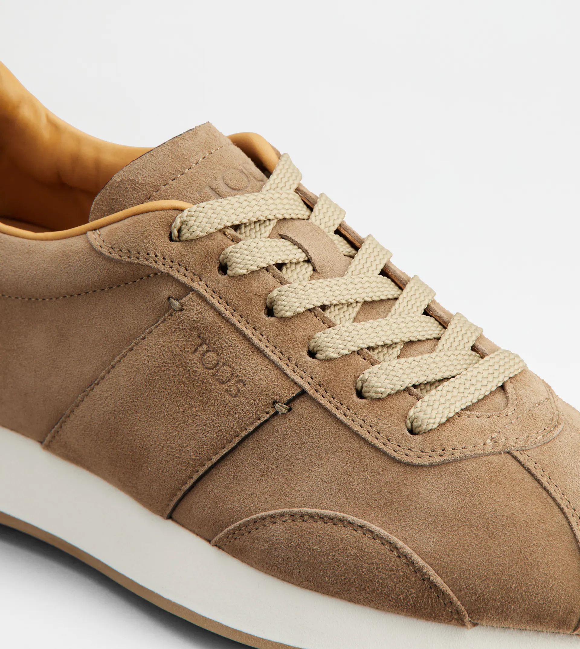 T VINTAGE SNEAKERS IN SUEDE - BEIGE - 5