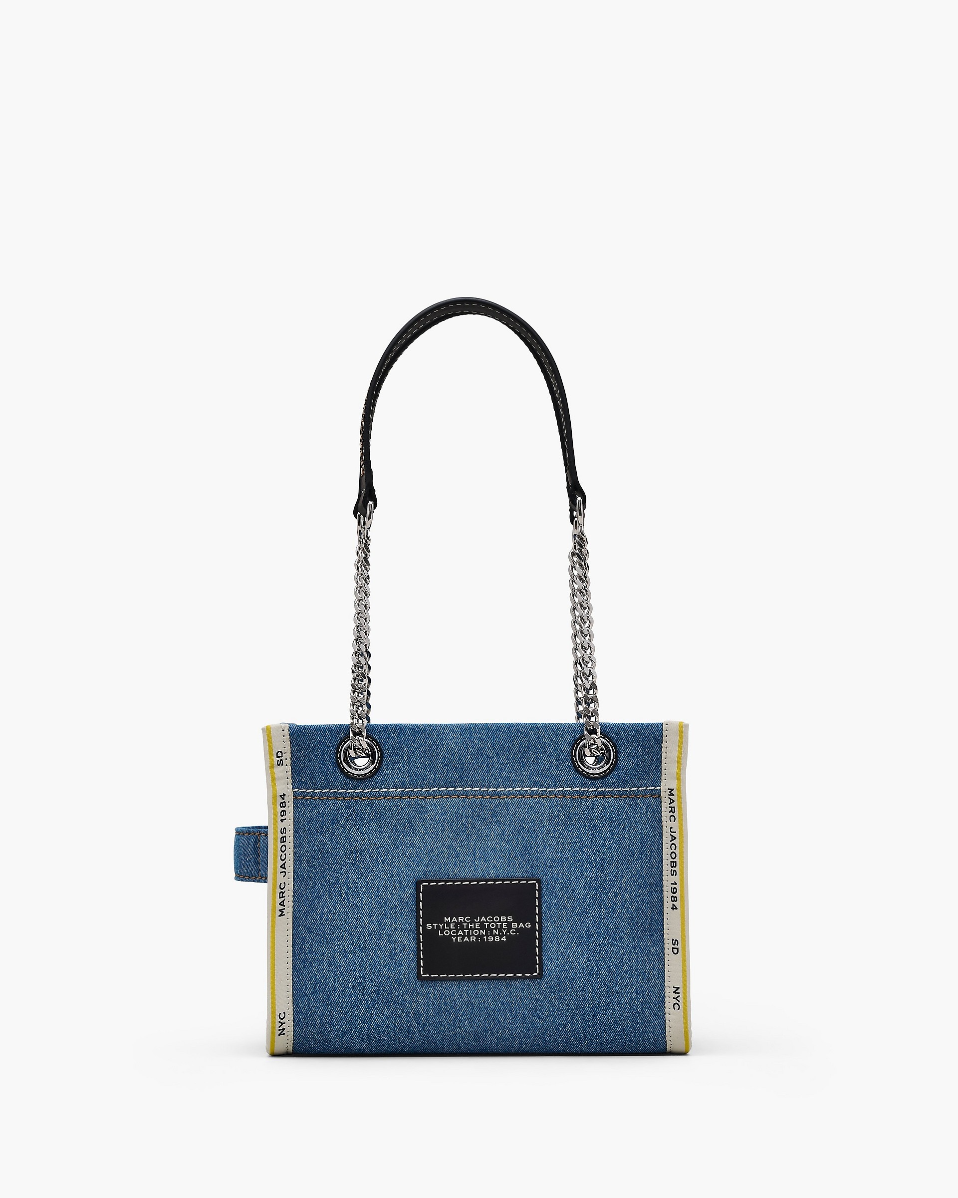 THE DENIM CHAIN SMALL TOTE BAG - 3